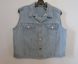 Arizona Womens Jean Vest Size Medium EUC!!! - Picture 1 of 2