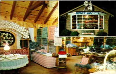 Vtg. Postcard Blowing Rock North Carolina N.C. Blowing Rock Crafts Company - Image 1 of 2