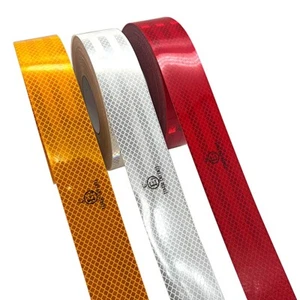 Reflective Tape ECE 104 Diamond Grade Vinyl Self-adhesive for Truck, Lorry - Picture 1 of 26