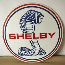 Shelby Porcelain Enamel Sign 30 x 30 Inches