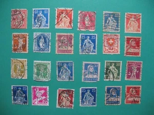 Lot de timbre perforé de Suisse, Stamp Perfin, TBE, à Voir - Picture 1 of 2