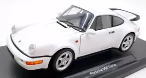 Welly 1/18 Scale Diecast 18026W - Porsche 964 Turbo - White - Picture 1 of 5