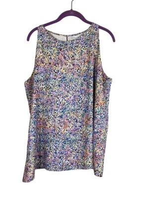 Top Adrienne Vittadini L Rosa Coqueta Festival Femenino Retro Años 80 Artístico  Foto 1 de 4