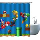 Kids Cartoon Shower Curtains Super Mario, 3D Print Children Shower Curtain, K...