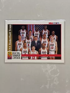 1992-93 NBA Hoops USA Basketball Team - Jordan Magic Bird - '92 Dream Team #NNO - Picture 1 of 2