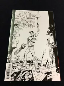 Ash Vs Army of Darkness # 5 - D - Black & White - Dynamite - Imagen 1 de 2
