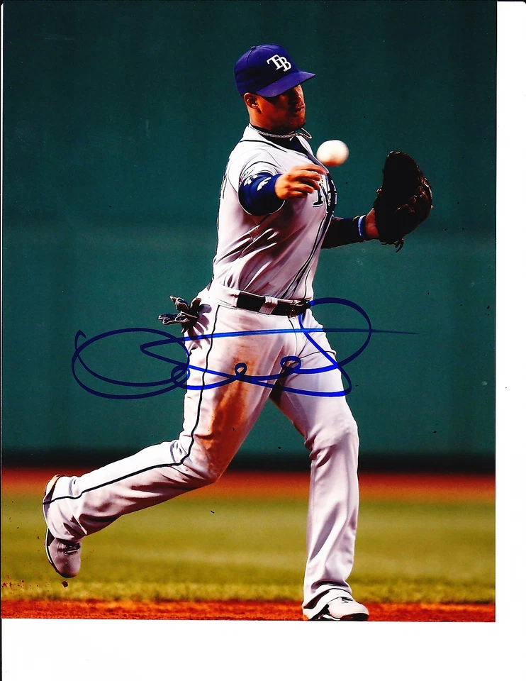 TAMPA BAY RAYS YUNEL ESCOBAR FIRMADO LANZAMIENTO 8X10 Foto 1 de 1