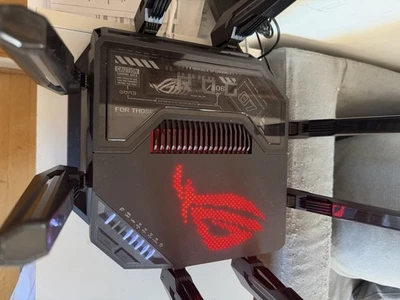 ASUS - ROG Rapture GT-BE98 Pro BE30000 Quad-Band Wi-Fi 7 Gaming Router - Black - Image 1 of 4