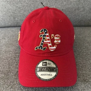 Herren New Era Red Oakland Athletics 2023 Fourth of July Low Profile 59FIFTY - Bild 1 von 7