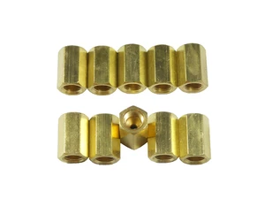 10x VERBINDER FÜR BREMSLEITUNG BREMSROHR Ø 4,75 MM BÖRDELFORM F Messing - Bild 1 von 3