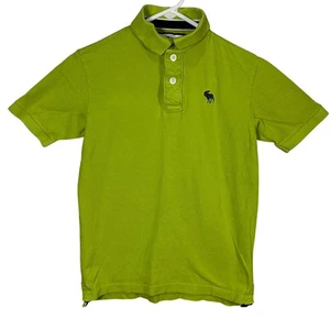 Abercrombie 1892 Polo Shirt Men's Size Medium Green Short Sleeve Casual Classic - Picture 1 of 9