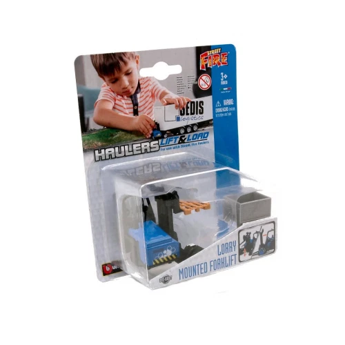 Burago MULETTO HAULERS FIRE FORKLIFT 1 43 - BU31479