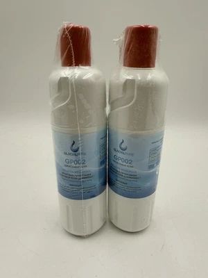 Glacial Pure GP002 Pack Of 2 Replacement Refrigerator Water Filters Sealed New - Image 1 of 3