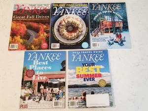Lot of 5 Yankee Magazines New England's Magazine History Food Travel 2022 & 2024 - Picture 1 of 7