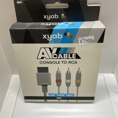 XYAB AV Composite Cable for Nintendo Wii/Wii U/Wii Mini – RCA Audio Video Cord - Image 1 of 4