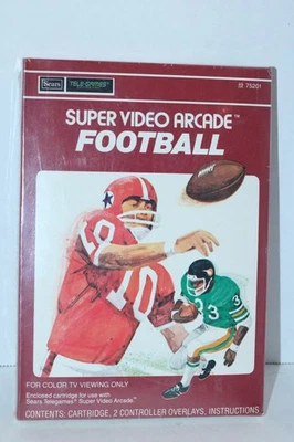Sears Tele-Games Super Video Arcade Football for Intellivision Brand New Sealed - Image 1 of 4