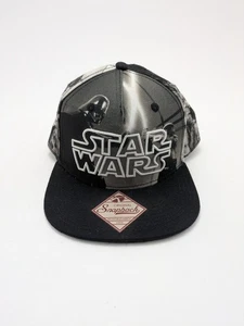 Cappello Jedi Star Wars Vintage Snap Back Darth Vader Luke Skywalker Nero Grigio Cappello - Foto 1 di 5