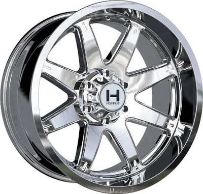 Rueda 22x10 Hostile H109 Alpha Armor Chapada (Cromo) 6x135 (-25 mm) Foto 1 de 4