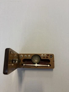 VINTAGE GOLD SCALE MADE IN WEST GERMANY WOOD CASE - Picture 1 of 8
