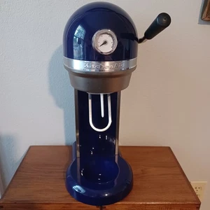 KitchenAid Cobalt Blue Soda Stream Sparkling Beverage Maker Soft Grip Handle - Picture 1 of 12