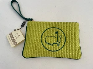 2025 Berckmans Place Straw Wristlet Bag Club Augusta National Masters Golf Rare - Picture 1 of 4