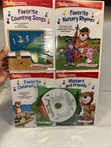 Set Of 4 - BABY GENIUS DVD Favorite Counting Songs Nursery Rhymes,w free CD - Imagen 1 de 10