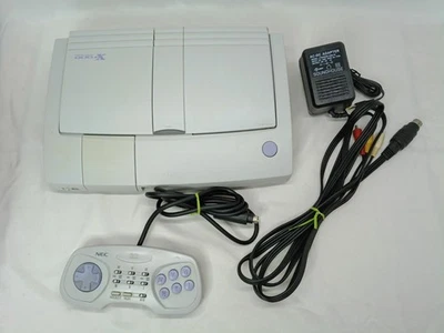 PC Engine Duo-RX console set 6 button Super CD-Rom2 NTSC-J Tested - Image 1 of 4