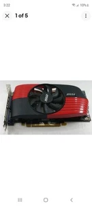 MSI GTX 460 1GB GDDR5 PCI Express 2.0 x16 Graphics Card Used - Free Delivery - Picture 1 of 1