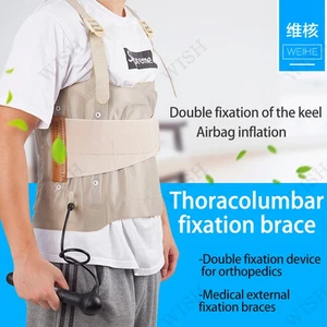 Soporte inflable de fijación de columna lumbar y torácica para aliviar el dolor lumbar - Imagen 1 de 9