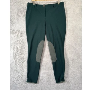 TuffRider Ladies 34 Hunter Low Rise Pull On Breeches Equestrian Pants Green Barn - Picture 1 of 8