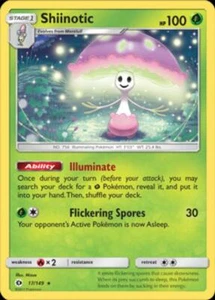 2x (SM01-017) Shiinotic (Holo Raro) Pokémon Sol y Luna Base Set # 17 - Imagen 1 de 1
