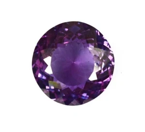 6,40 ct natürlicher zertifizierter lila Saphir Rundschliff lose Edelstein mit Geschenk - Bild 1 von 8
