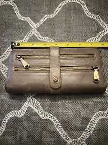 Hobo Zenith Geldbörse grau GUC - Bild 1 von 9