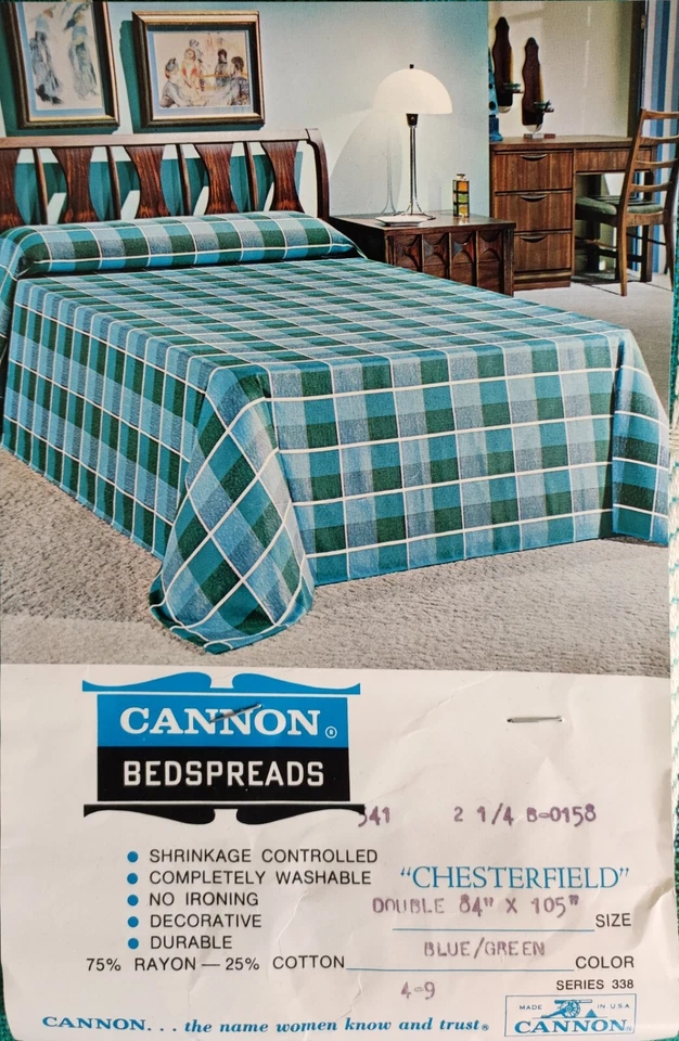 NUEVO CON ETIQUETAS Colchas Cañón Colchas Coloridas Top Sábana Plana Decorativa Ropa de Cama Patrón a Cuadros  Foto 1 de 4