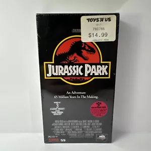 Jurassic Park VHS Steven Spielberg MCA Universal Watermark 1993 BRAND NEW SEALED - Picture 1 of 8