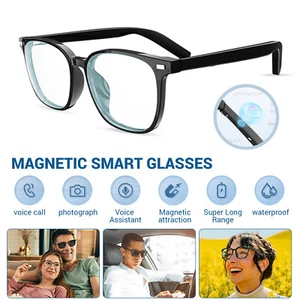 Sports Bluetooth Smart Music Glasses Wireless Headphone Calling Music Sunglasses - Picture 1 of 23