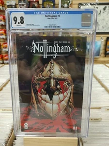 Nottingham 1 CGC 9,8 primera impresión Mad Cave - Imagen 1 de 3