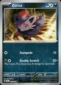 Pokemon Zorua 031/064 Reverse Holo Silver Tempest NM - Picture 1 of 1