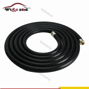 Manguera de bomba de transferencia de gas combustible de 20 pies 1 pulgada y 3/4 pulgadas tubo de bomba de aceite universal negro - Imagen 1 de 6