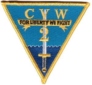 CARRIER AIR WING 2 COMMAND CHEST PATCH - Picture 1 of 1