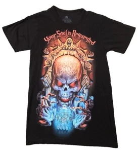 Camiseta negra Halloween Horror Nights 2017 Soul is Requested HHN talla XS - Imagen 1 de 6
