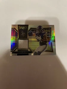 2017 Panini Select Stefon Diggs jersey Patch #027/199 Vikings Bills Texans - Picture 1 of 4