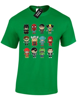 BABY SUPERHEROES KIDS T SHIRT CUTE IRON AVENGER HULK THOR MAN COMIC COOL BOYS - Image 1 of 4