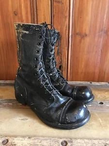 Real Vietnam WWII Military Army Boots BF Goodrich Johnny Depp Mens 10 D 1959  - Bild 1 von 12