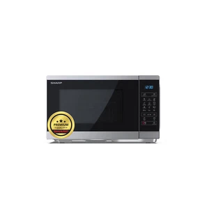 25 Liter Mikrowelle mit Grillfunktion (900W, 1000W Grill) - SHARP YC-MG252AE-S - Bild 1 von 7