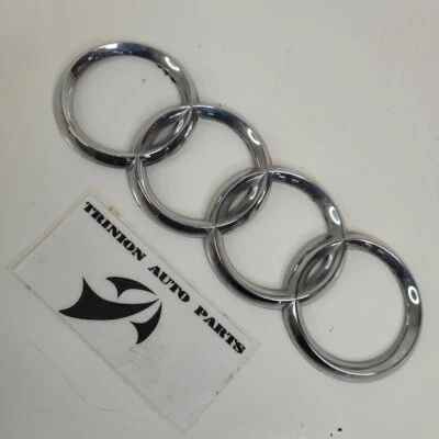 2005 - 2010 奥迪 A6 Quattro 后备箱奥迪徽章镀铬原始设备制造商 — 第 1/4 张图片