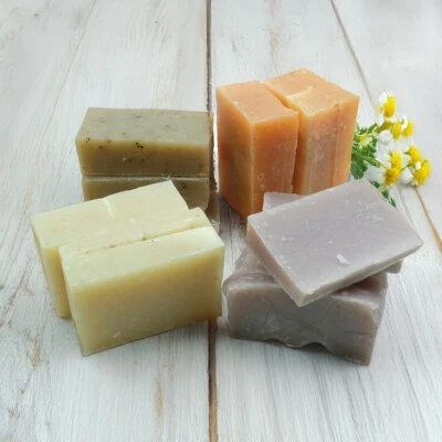 FRIENDLY SOAP 1.25kg Natural Soap Off-cuts - Random Mis-shaped Bars - Mixed Scents - CHEAP
