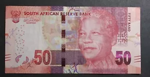 SOUTH AFRICA 2012 : 50 Rand - Nelson Mandela/Lion. Serial #PQ2294535C - Picture 1 of 2