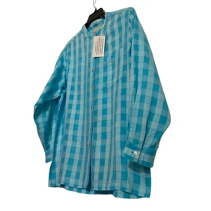 NWT 220 Hickory Lightweight Long Sleeve Button Down Shirt Size Medium - Picture 1 of 11
