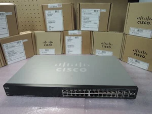 Cisco SF300-24P SF300 24 port POE switch. 90Day's warranty. Real time - Picture 1 of 4